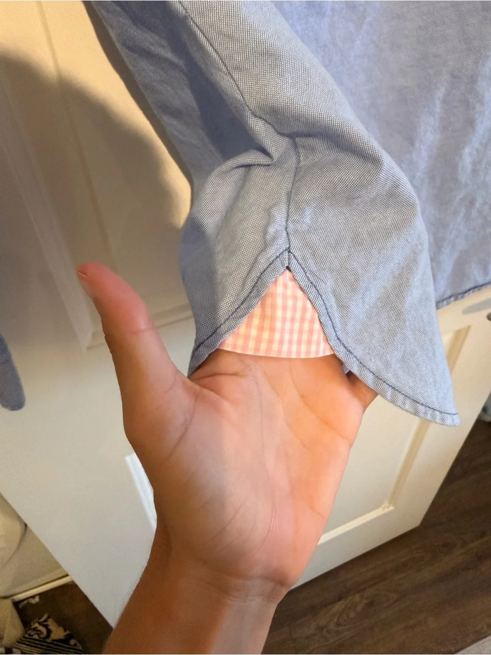 Vineyard Vines Light Blue Button-Front Popover Shirt - Picture 8 of 8